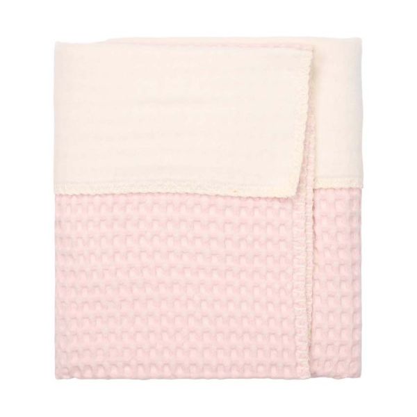 Koeka Amsterdam Wafel Wiegdeken - Maat 100 x 75 - Cotton Fleece - Candy Koeka Amsterdam Wafel Wiegdeken - Maat 100 x 75 - Cotton Fleece - Candy