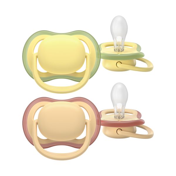 Philips Avent Ultra Air Fopspeen - 0-6 Mnd - 2 Stuks - Plant-based Philips Avent Ultra Air Fopspeen - 0-6 Mnd - 2 Stuks - Plant-based
