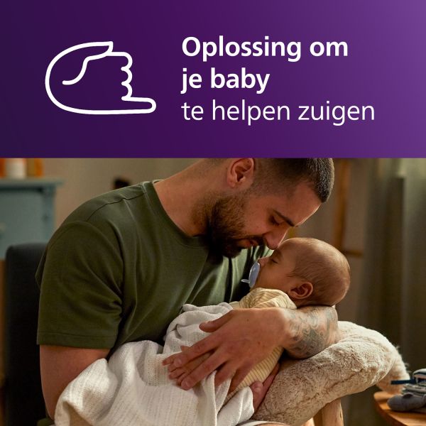 Philips Avent Soothie Hart - 0-6 Mnd - 2 Stuks - Plant-based - Blauw Philips Avent Soothie Hart - 0-6 Mnd - 2 Stuks - Plant-based - Blauw