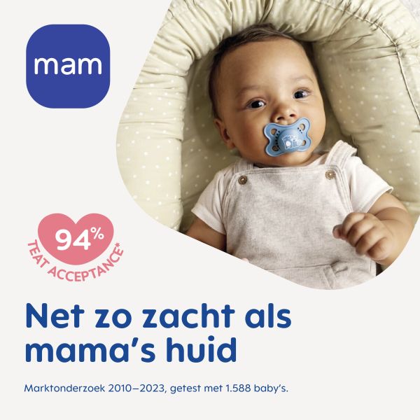 MAM Original Night Fopspeen - 0-6 Mnd - Blue MAM Original Night Fopspeen - 0-6 Mnd - Blue