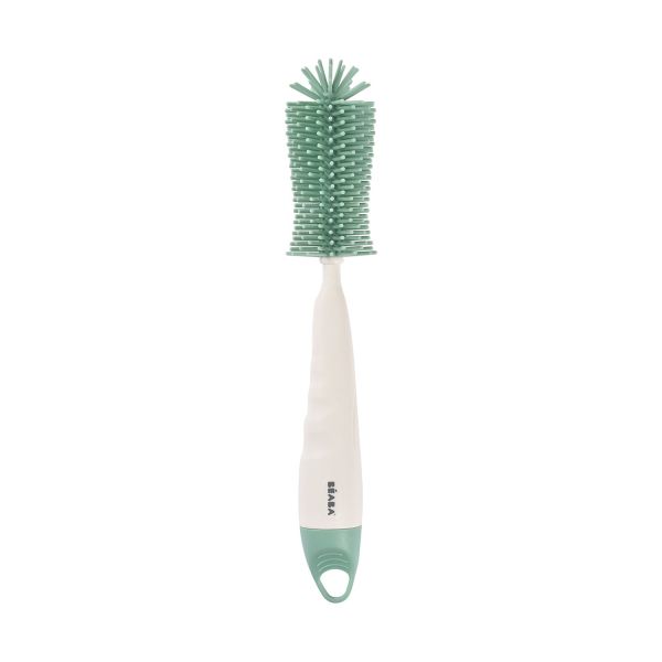 Beaba Flessenborstel - Silicone - Sage Green Beaba Flessenborstel - Silicone - Sage Green