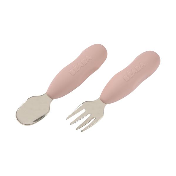 Beaba Bestekset - Cotton Candy - 2-Delig Beaba Bestekset - Cotton Candy - 2-Delig