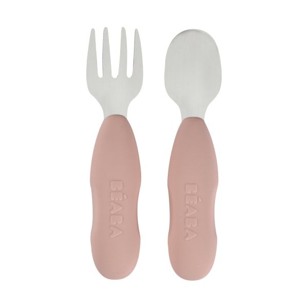 Beaba Bestekset - Cotton Candy - 2-Delig Beaba Bestekset - Cotton Candy - 2-Delig