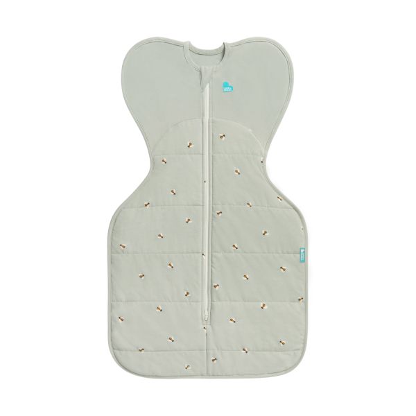Love To Dream SwaddleUp™ 2.5 TOG - Fase 1 - Maat M - Olive Bees Love To Dream SwaddleUp™ 2.5 TOG - Fase 1 - Maat M - Olive Bees