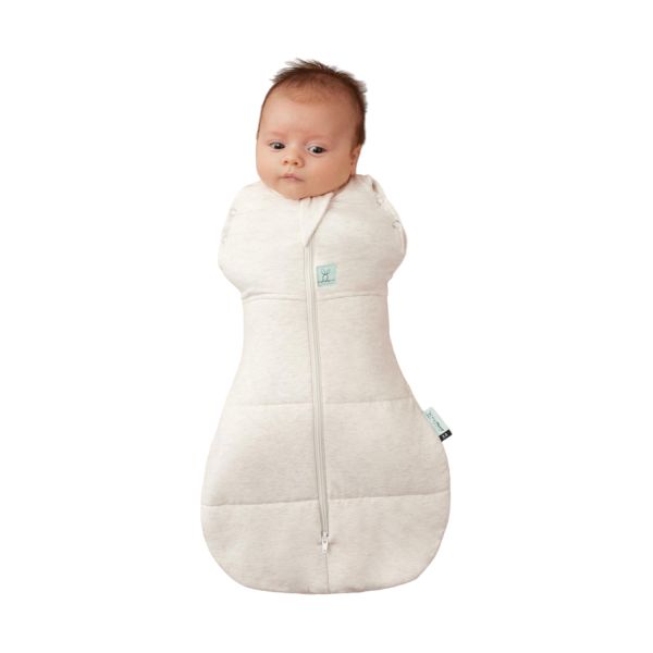 Ergopouch Cocoon Inbaker Slaapzak - 0-3 Mnd - 3.5 TOG - Oatmeal Marle Ergopouch Cocoon Inbaker Slaapzak - 0-3 Mnd - 3.5 TOG - Oatmeal Marle