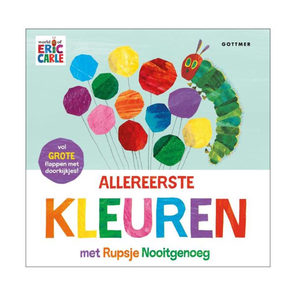 Gottmer Kartonboekje - Allereerste kleuren met Rupsje Nooitgenoeg Gottmer Kartonboekje - Allereerste kleuren met Rupsje Nooitgenoeg