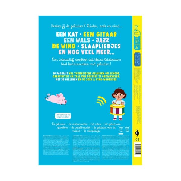 Gottmer Kartonboekje - Mijn Grote Muziekboek Met Geluiden Gottmer Kartonboekje - Mijn Grote Muziekboek Met Geluiden