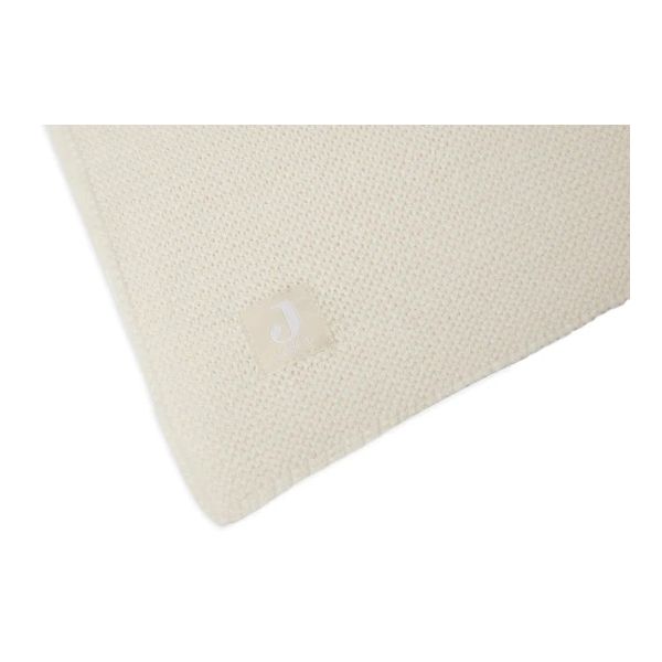 Jollein Ledikantdeken Basic Knit Ivory 100 x 150 cm