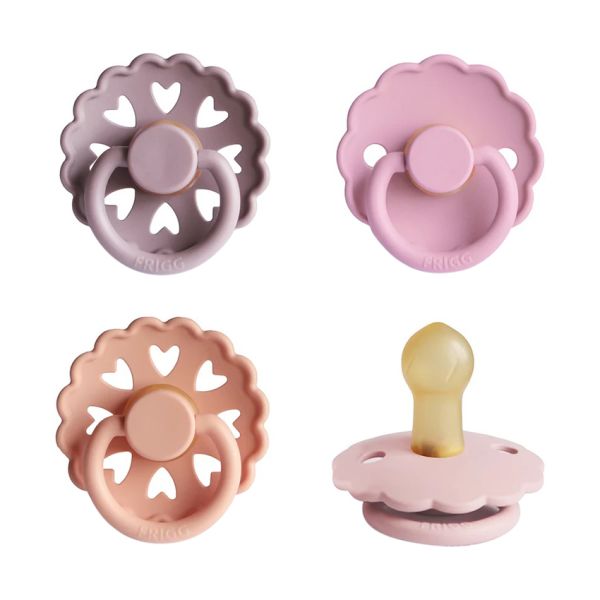 FRIGG Fopspenen - 4-Pack - Sunset Bliss - Latex - 6–18 Mnd FRIGG Fopspenen - 4-Pack - Sunset Bliss - Latex - 6–18 Mnd