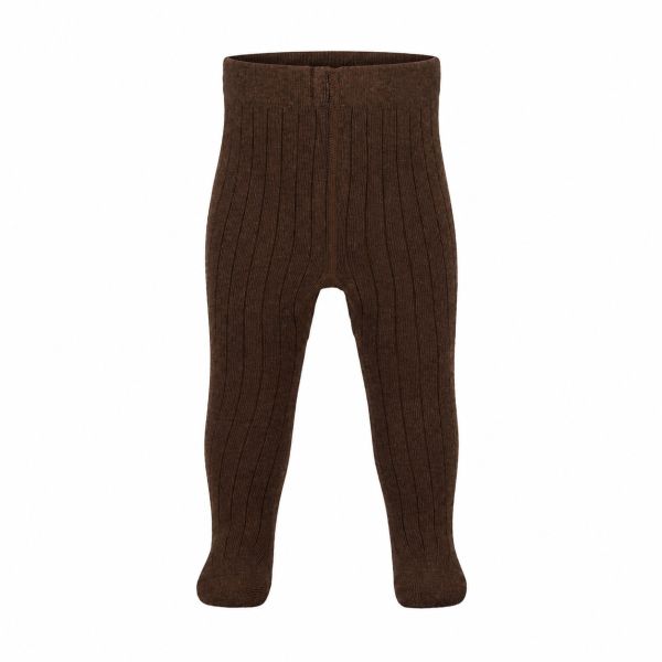 Apollo Rib Cotton Maillot - Maat 56/62 - Dark Brown Melange Apollo Rib Cotton Maillot - Maat 56/62 - Dark Brown Melange