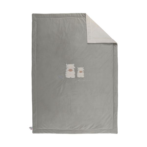 Noukie's F&O Deken - 100 x 140 cm - Veloudoux - Kaki