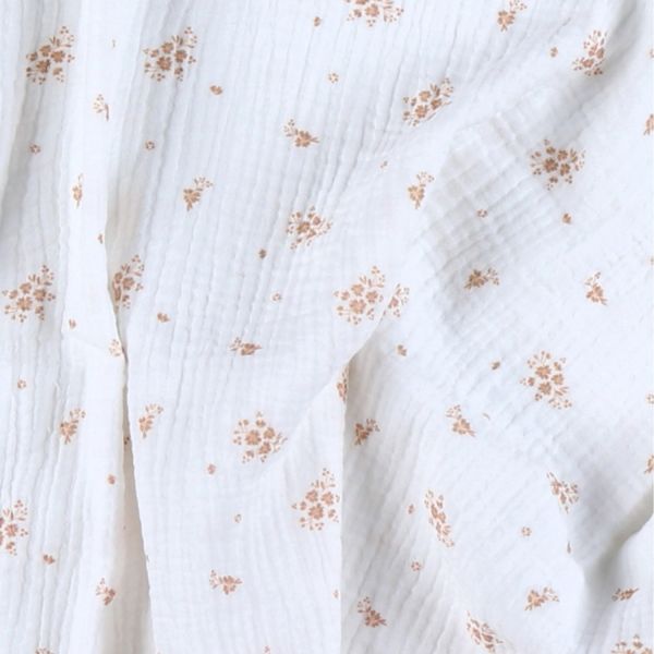 Noukie's Hydrofiele Doeken Set - Vintage Flowers - 100 x 100 cm - Wit/Roze