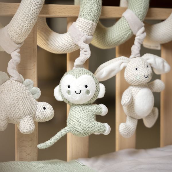 Baby’s Only Boxspiraal - Animals - Laurel Green/Warm Linen Baby’s Only Boxspiraal - Animals - Laurel Green/Warm Linen
