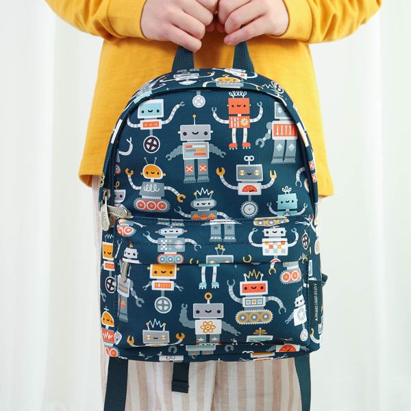 A Little Lovely Company Little backpack - Robots
