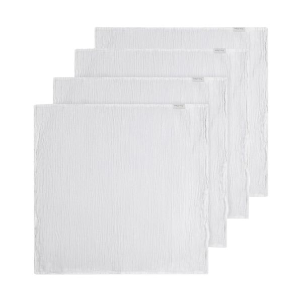 Baby's Only Tender Tetra Doek - Wit - 65x65 cm - 4-Pack Baby's Only Tender Tetra Doek - Wit - 65x65 cm - 4-Pack