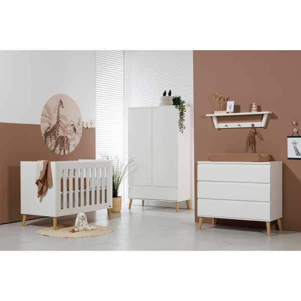 TWF Ledikant 70 x 140 - Commode - Kast Beach Island White