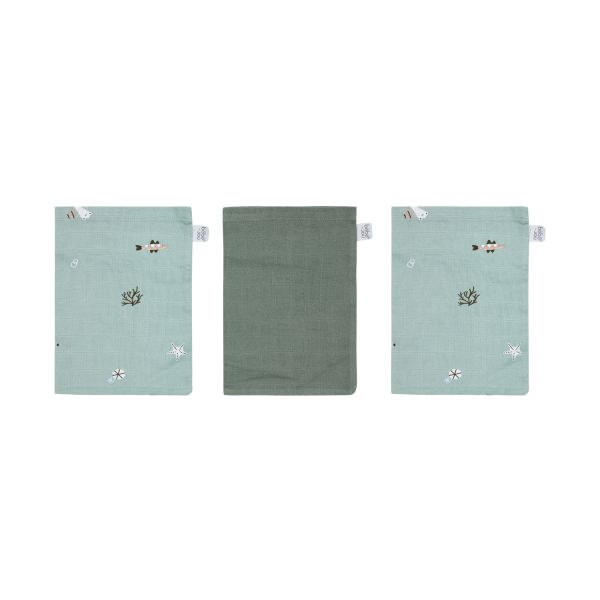 Bébé-Jou Washand tetra Ocean Vibes 3-Pack Bébé-Jou Washand tetra Ocean Vibes 3-Pack