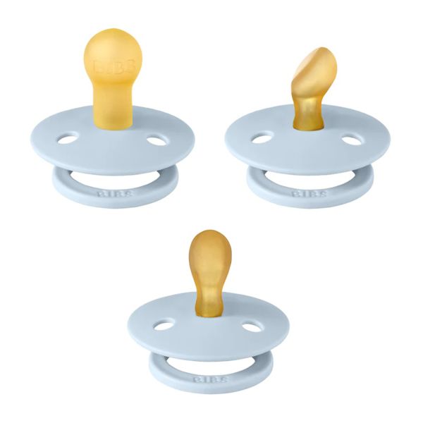 BiBs Try-It Fopspeen - 3 Stuks - 0-6 Mnd - Baby Blue BiBs Try-It Fopspeen - 3 Stuks - 0-6 Mnd - Baby Blue