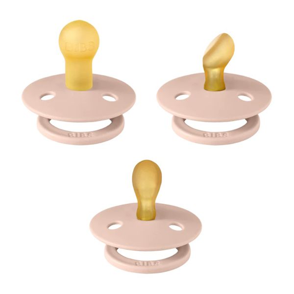 BiBs Try-It Fopspeen - 3 Stuks - 0-6 Mnd - Blush BiBs Try-It Fopspeen - 3 Stuks - 0-6 Mnd - Blush