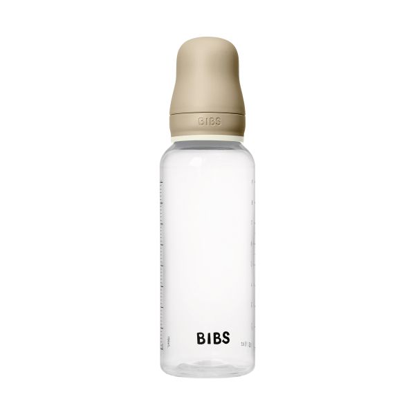 Bibs Glow Glazen Fles - 270 ml - Latex Flesspeen - Vanilla