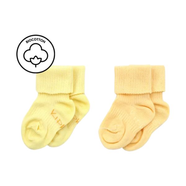 KipKep Babysokken - Blijf Sokken - Fruity Pastel - 2 paar - 0-6 mnd KipKep Babysokken - Blijf Sokken - Fruity Pastel - 2 paar - 0-6 mnd