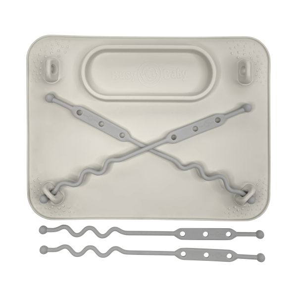 Busy Baby Multifunctionele Placemat Met Zuignappen - Tan Busy Baby Multifunctionele Placemat Met Zuignappen - Tan