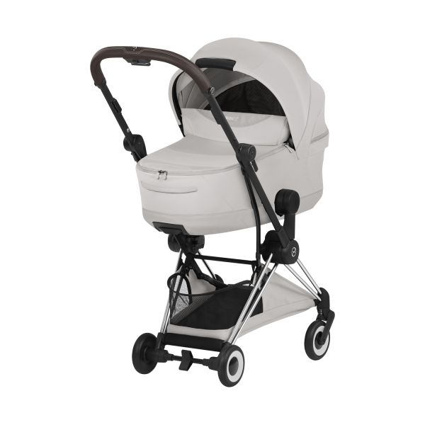 Cybex Coya Style 2-in-1 Buggy Met Opvouwbare Reiswieg Chrome Brown - City Grey