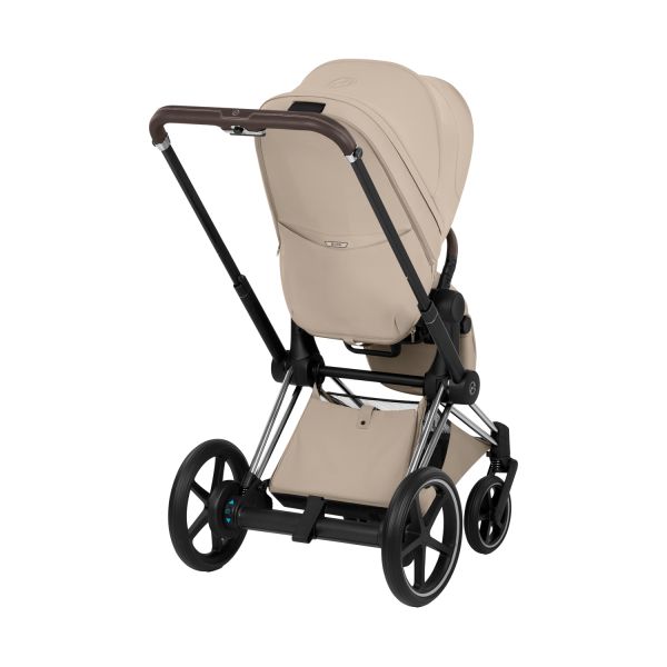 Cybex E-Priam 5 Style 2-in-1 Kinderwagen Chrome Brown - Cozy Beige Cybex E-Priam 5 Style 2-in-1 Kinderwagen Chrome Brown - Cozy Beige
