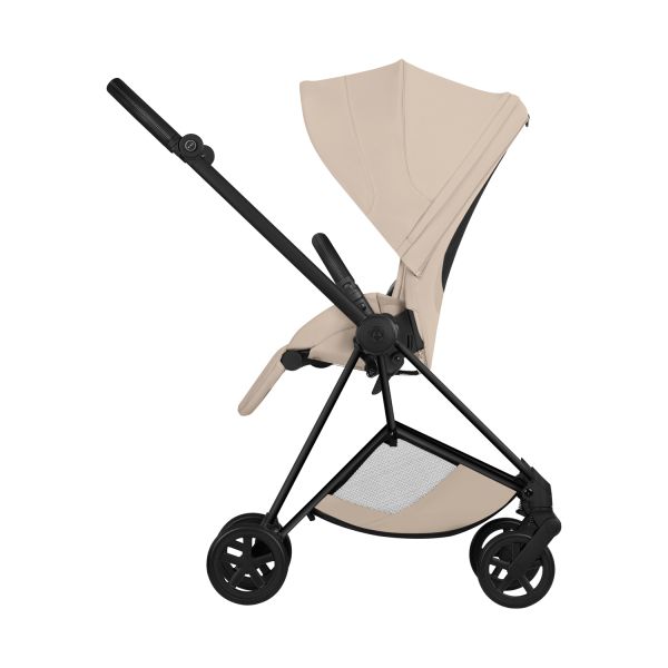 Cybex Mios Style 2-in-1 Kinderwagen Matt Black - Cozy Beige