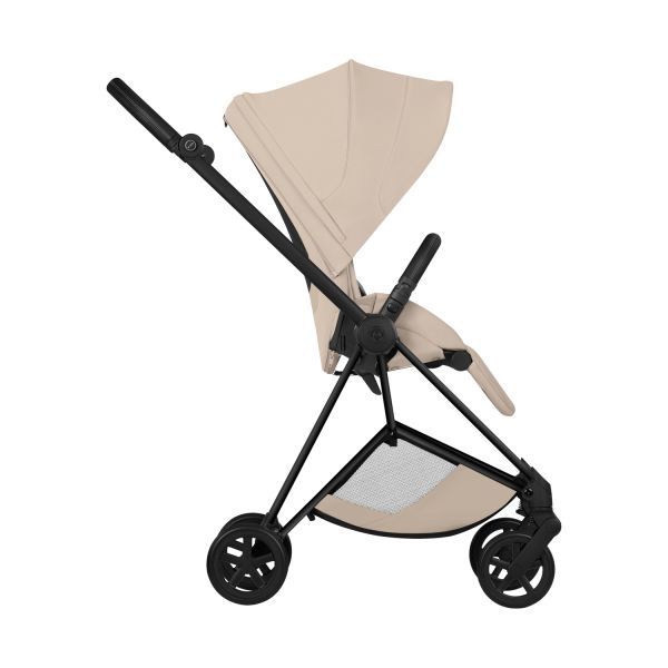 Cybex Mios Style 2-in-1 Kinderwagen Matt Black - Cozy Beige
