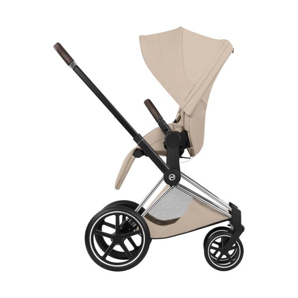 Cybex Priam 5 Style 2-in-1 Kinderwagen Chrome Brown - Cozy Beige Cybex Priam 5 Style 2-in-1 Kinderwagen Chrome Brown - Cozy Beige