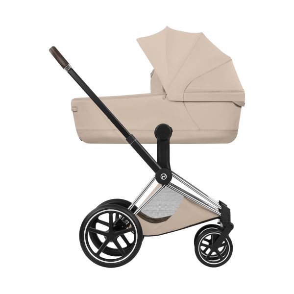 Cybex Priam 5 Style 2-in-1 Kinderwagen Chrome Brown - Cozy Beige Cybex Priam 5 Style 2-in-1 Kinderwagen Chrome Brown - Cozy Beige