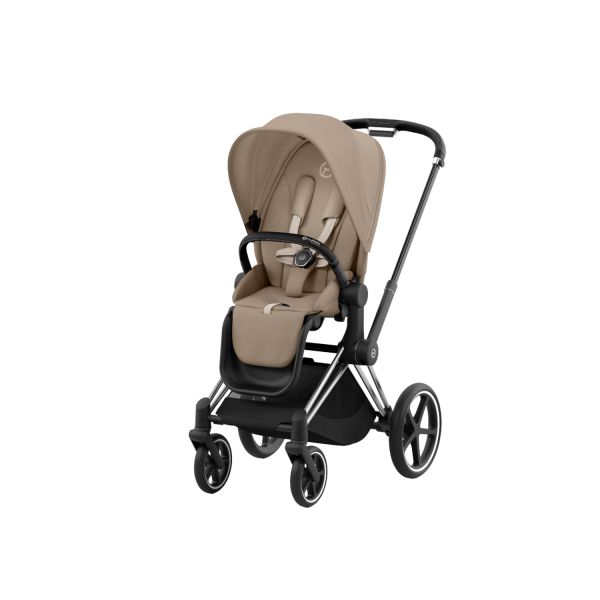 Cybex Priam 4 2-in-1 Kinderwagen Chrome Black - Cozy Beige Cybex Priam 4 2-in-1 Kinderwagen Chrome Black - Cozy Beige