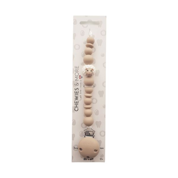 Chewies & More Animal Speenkoord Schaap - Greige