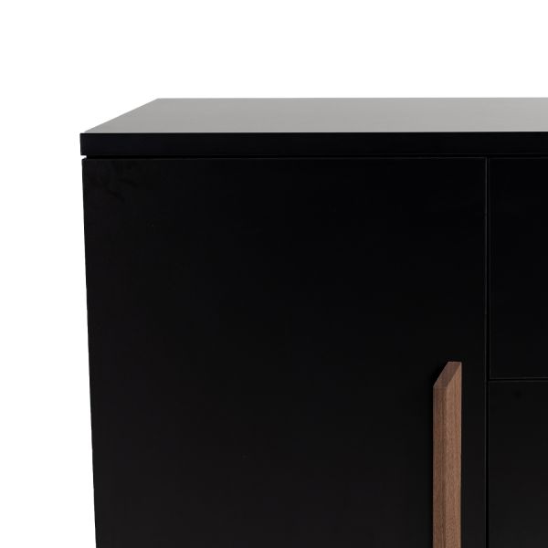 TWF Commode XL 3 Laden 1 Deur Modena Walnoot TWF Commode XL 3 Laden 1 Deur Modena Walnoot