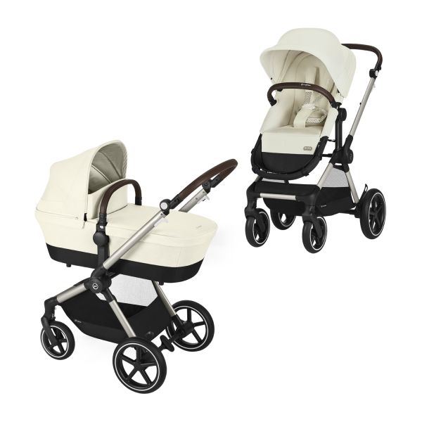 Cybex EOS Lux 2-in-1 Kinderwagen - Seashell Beige/Light Beige Cybex EOS Lux 2-in-1 Kinderwagen - Seashell Beige/Light Beige