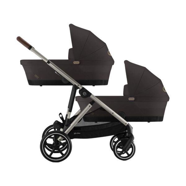 Cybex Gazelle S Tweelingwagen - Chocolate Brown
