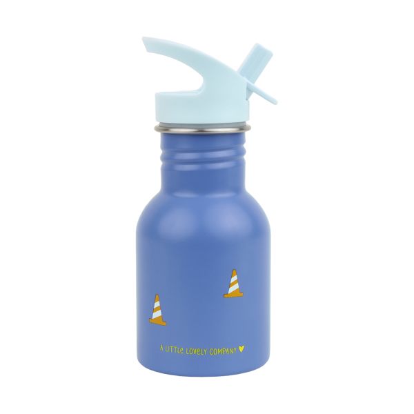 A Little Lovely Company Kleine RVS Drinkfles - Dump Truck