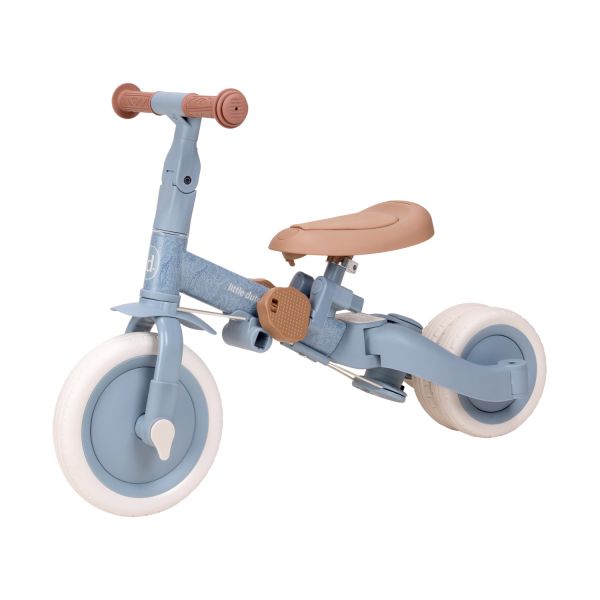 Little Dutch 4-in-1 Driewieler - Blue Little Dutch 4-in-1 Driewieler - Blue