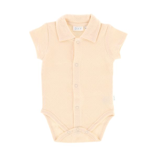 DAY Romper Met Kraagje - Apricot - Maat 50/56
