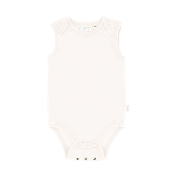 DAY Romper Lange Mouw + Grow-Along - Off White - Mt. 50/56 DAY Romper Lange Mouw + Grow-Along - Off White - Mt. 50/56