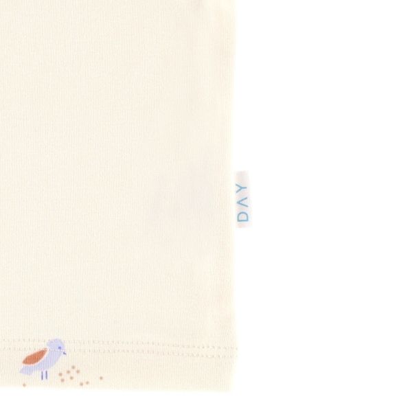 DAY T-Shirt Lange Mouw - Cream - Mt. 50/56 DAY T-Shirt Lange Mouw - Cream - Mt. 50/56