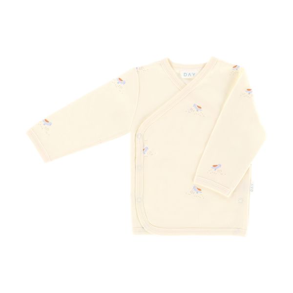 DAY Overslag T-Shirt - Cream - Mt. 50/56