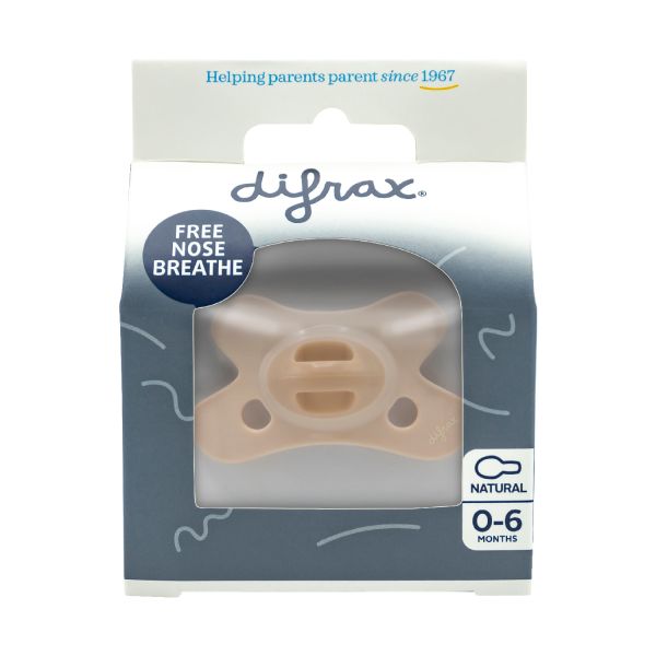 Difrax Fopspeen Uni Edelsteen Earth Moonstone Naturel 0-6mnd Difrax Fopspeen Uni Edelsteen Earth Moonstone Naturel 0-6mnd