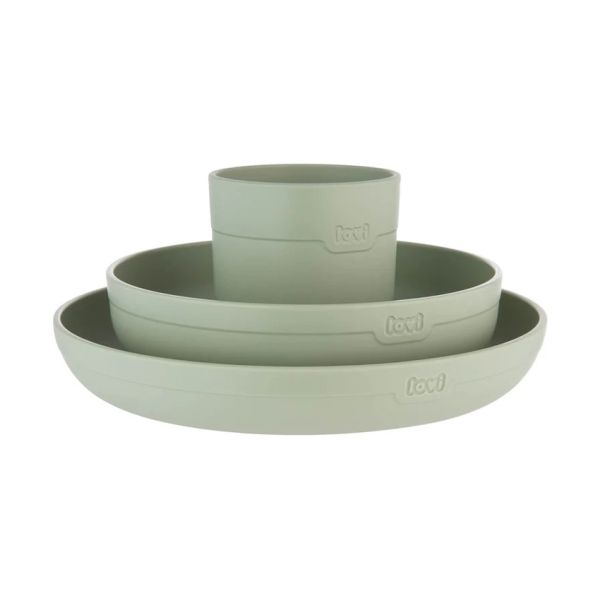 Difrax Lovi Eetset met beker - Pistachio Difrax Lovi Eetset met beker - Pistachio