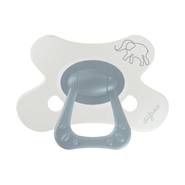 Difrax Natural Fopspeen - 6+ Mnd - Little Grey Elephant Difrax Natural Fopspeen - 6+ Mnd - Little Grey Elephant