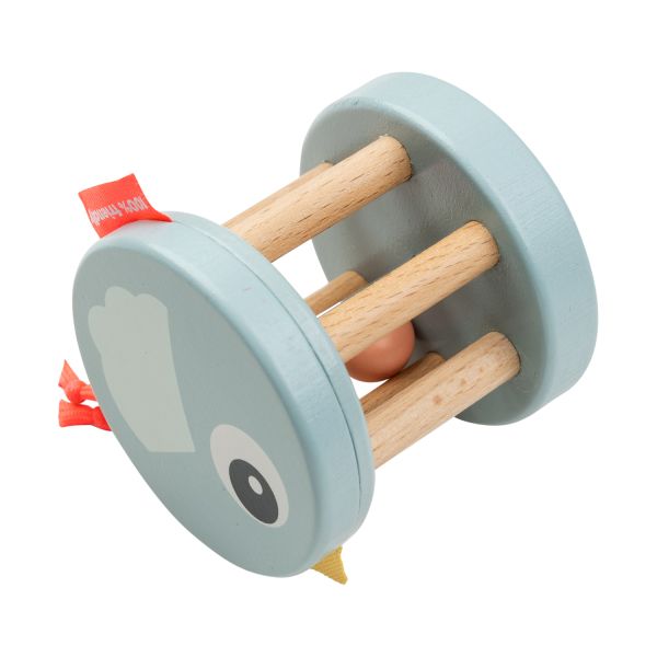 Done By Deer Bell Rattle Birdee Blue