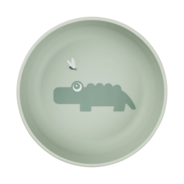 Done By Deer Foodie Bowl Croco Green Done By Deer Foodie Bowl Croco Green
