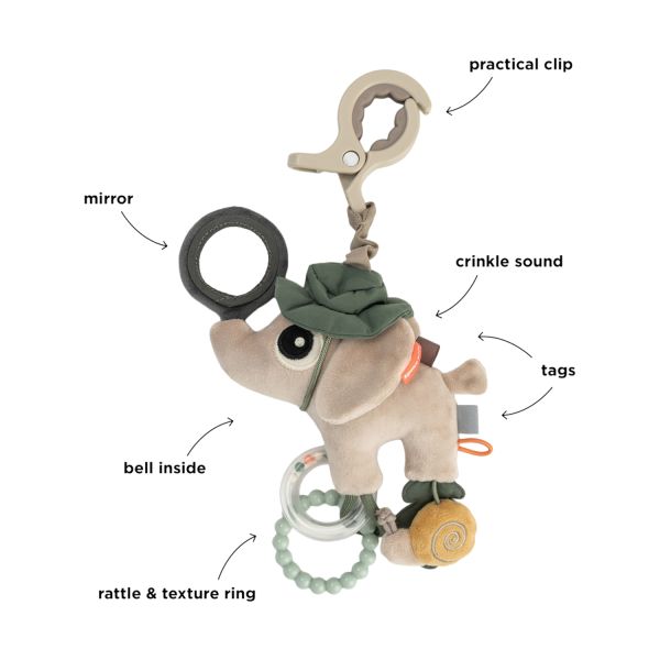 Done By Deer Tiny Trails Activiteitenspiegel Met Clip – Sand Done By Deer Tiny Trails Activiteitenspiegel Met Clip – Sand