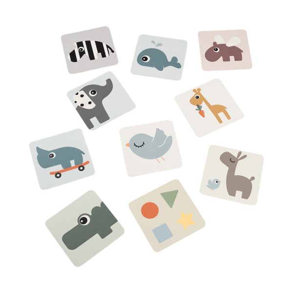 Done by Deer Baby Contrast Kaarten – 10-pack –  Multicolor